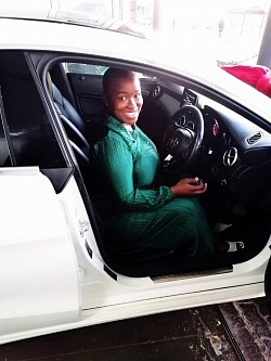 Ms Lerato Kyganyago. Congratulations on your new,well deserved 2017 E200.